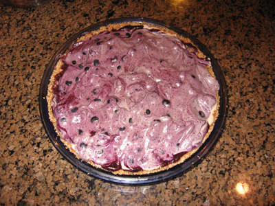 Blueberry Cream Pie