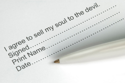 Selling your soul to the devil